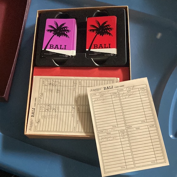 VTG Scrabble and BALI card game - Picture 2 of 3